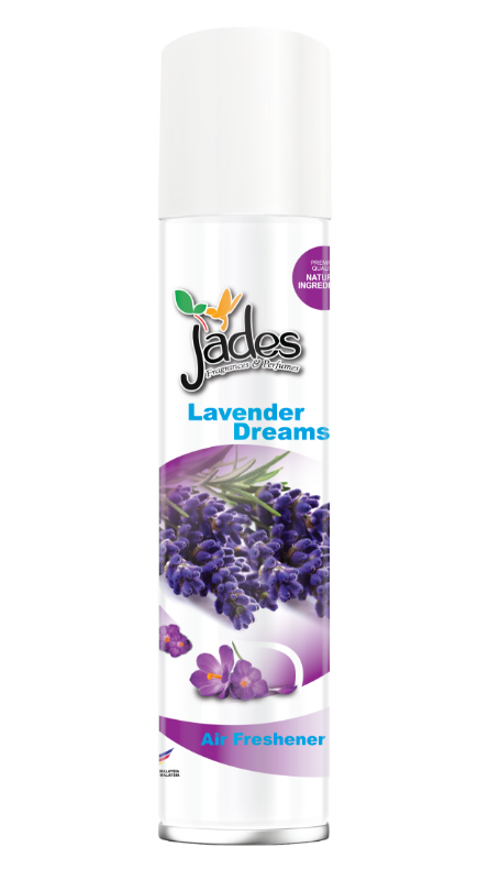 Jades Aroma Spray 300ml - Lavender Dreams (Air Freshener Room, Washroom)
