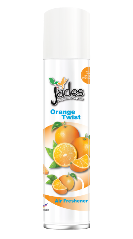 Jades Aroma Spray 300ml - Orange Twist (Air Freshener Room, Washroom)