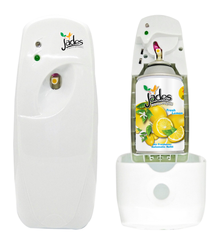 Jades Automatic Dispenser Set - Fresh Lemon (Air Freshener Room, Washroom)