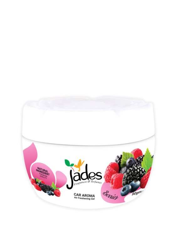 Jades Car Aroma Gel 90gm - Berries (Air Freshener Car)