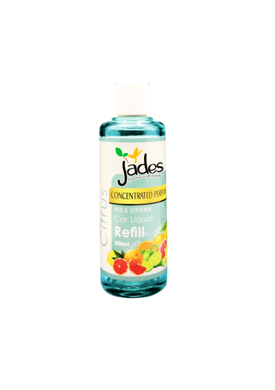Jades Concentrated Liquid Perfume 80ml - Citrus (Air Freshener Car)