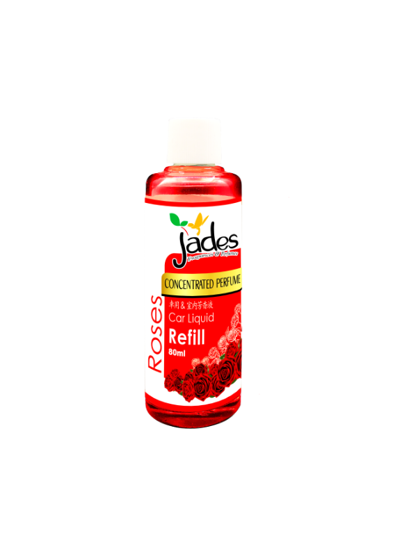 Jades Concentrated Liquid Perfume 80ml - Roses (Air Freshener Car)