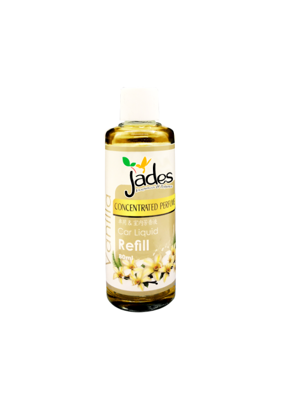 Jades Concentrated Liquid Perfume 80ml - Vanilla (Air Freshener Car)