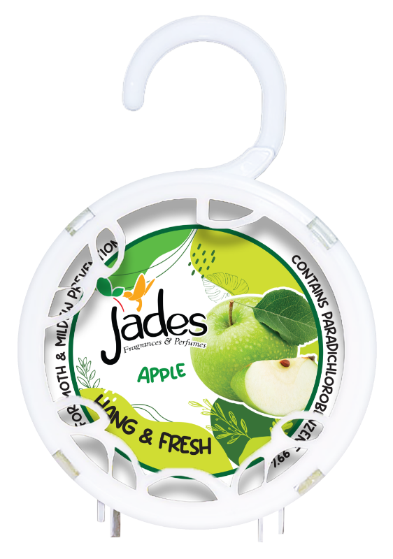 Jades Hang & Fresh 140gm - Apple (Mothballs / Ubat Gegat)