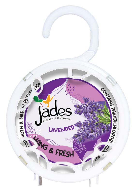 Jades Hang & Fresh 140gm - Lavender (Mothballs / Ubat Gegat)