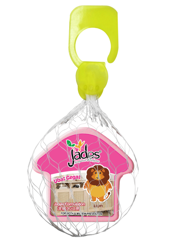 Jades Moth Repellent 115gm - Lion (Red) (Mothballs / Ubat Gegat)