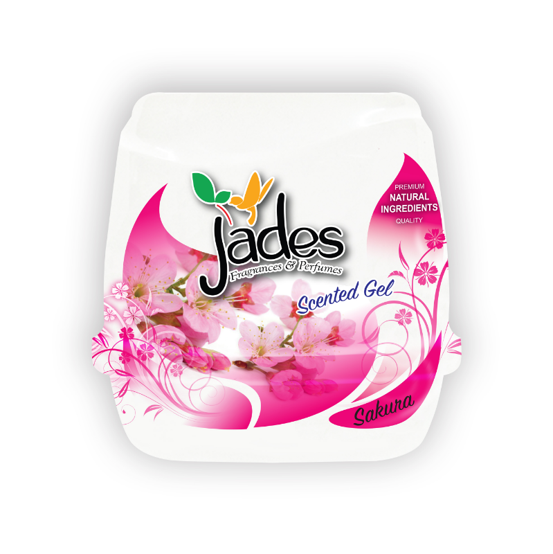 Jades Scented Gel 180gm - Sakura (Air Freshener Room)