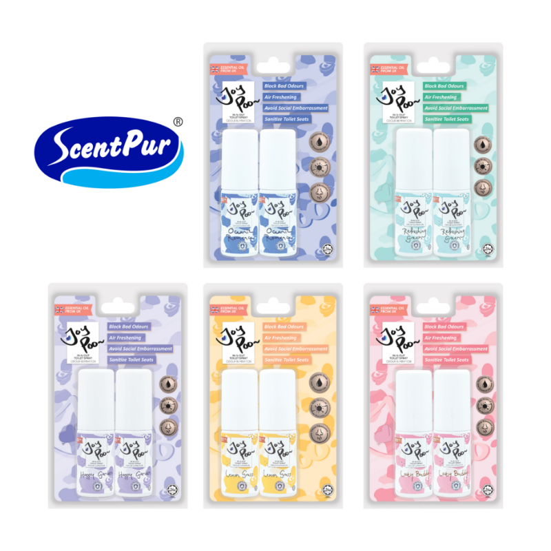 Joy Poo In-N-Out Toilet Spray (20ml) - Twin Pack