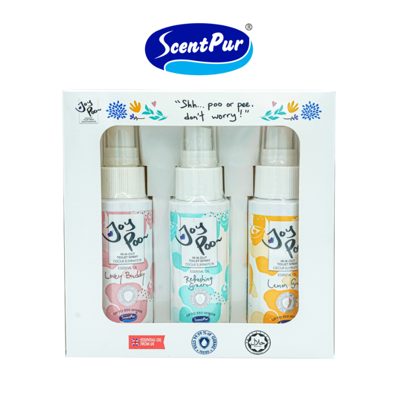 Joy Poo In-N-Out Toilet Spray (60ml) - Combo