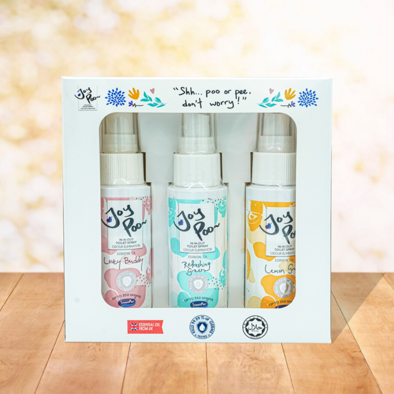 Joy Poo In-N-Out Toilet Spray (60ml) - Combo