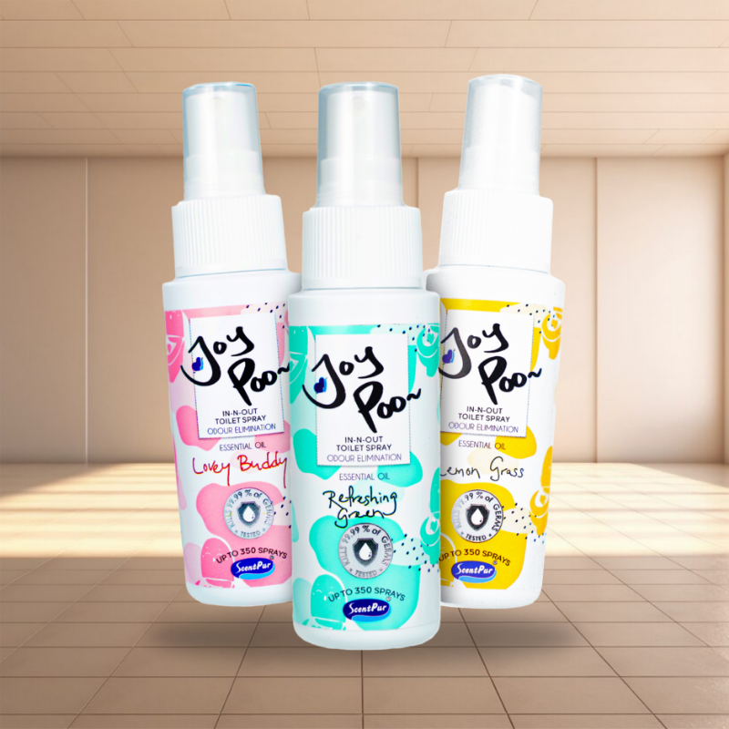 Joy Poo In-N-Out Toilet Spray (60ml) - Combo