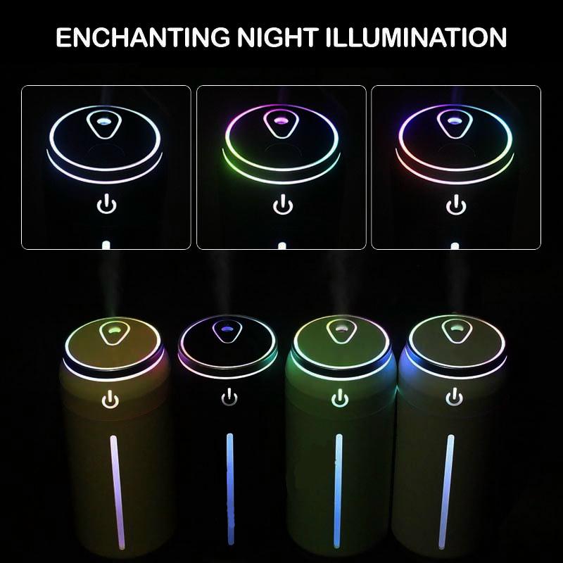 MINI PORTABLE MISTY CAN SHAPE MUTE DESKTOP AIR HUMIDIFIER WITH EXTENDED