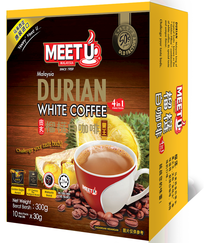 Meet U Durian White Coffee 4 In 1