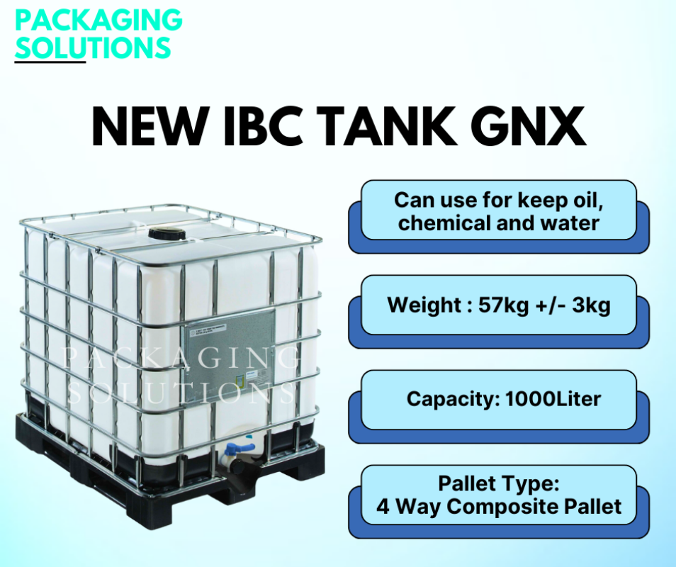 NOVO TANQUE IBC GNX - 1000L, SelangorNOVO TANQUE IBC GNX - 1000L, Selangor  