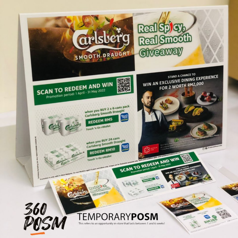 POSM WOBBLER TENTCARD A BOARD PRINTING SHLFTTAKER SHIFT STRIP POP DISPLAY