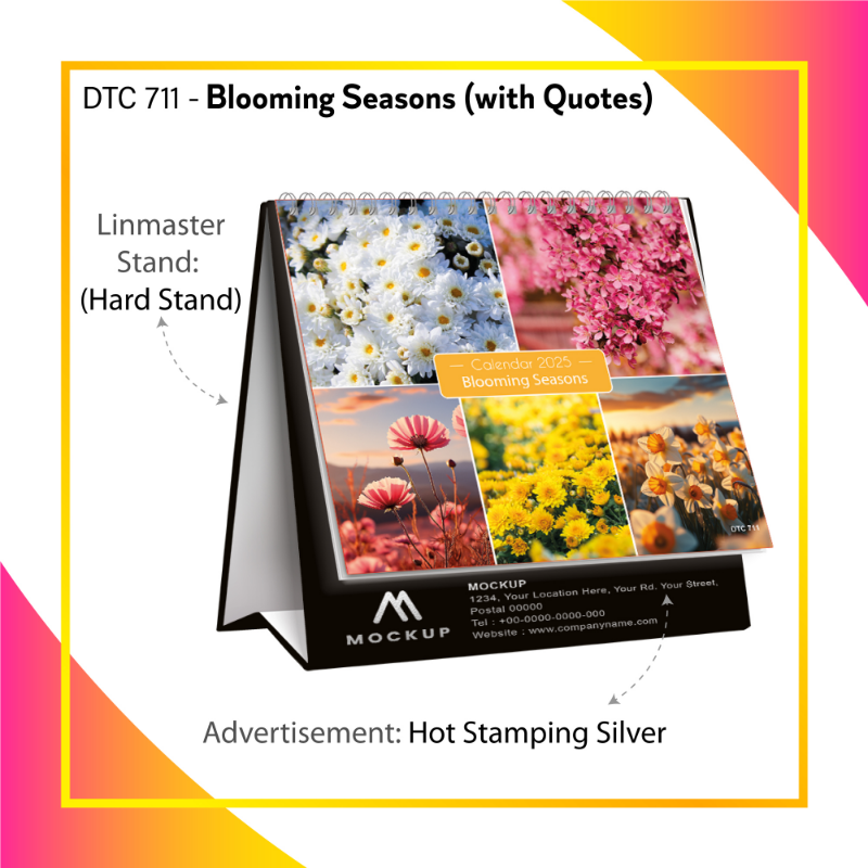Ready Made Desk Calendar for logo customization