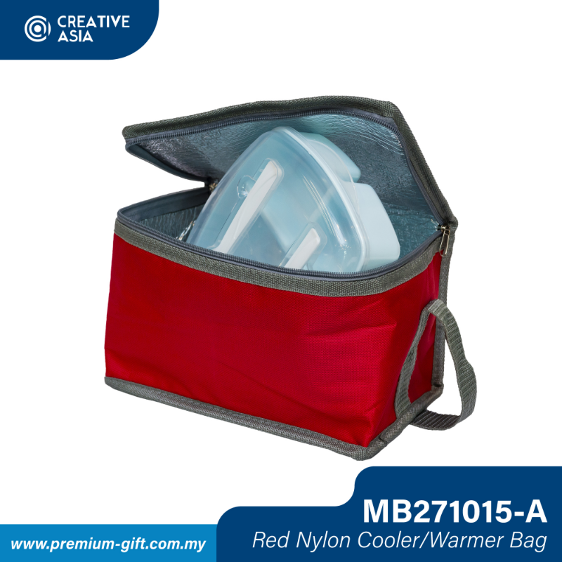 Red Nylon Multipurpose Bag 24cm(W) x 15cm(H) MB271015-A