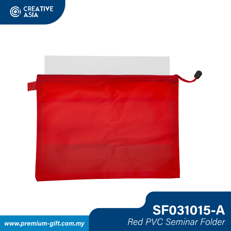 Red PVC Seminar Folder SF031015-A