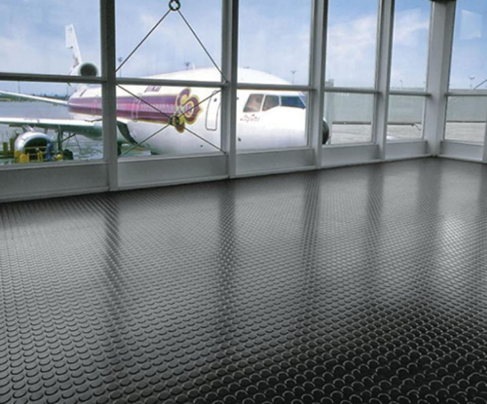 Round Stud Rubber Mat | Rubber Floor Mat | Airport Mat | Dot Coin Rubber Mat | Shah Alam