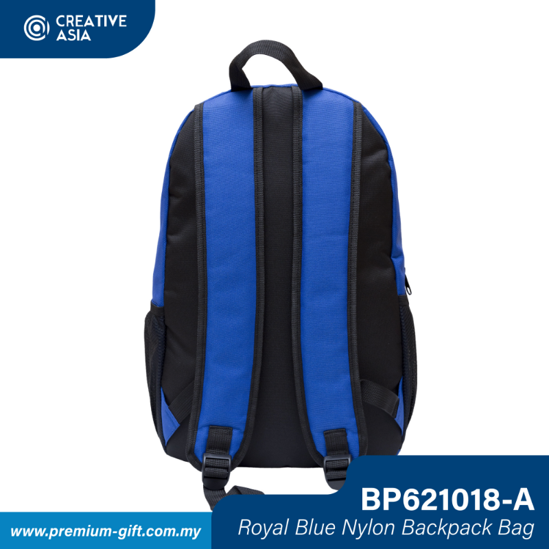 Royal Blue Nylon Basic Backpack Bag BP621018-A