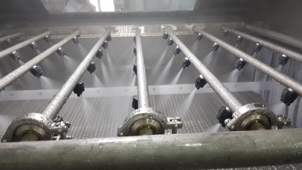 SAQ-CA Series  Tunnel Type Conveyor-zed Jet Washing Line