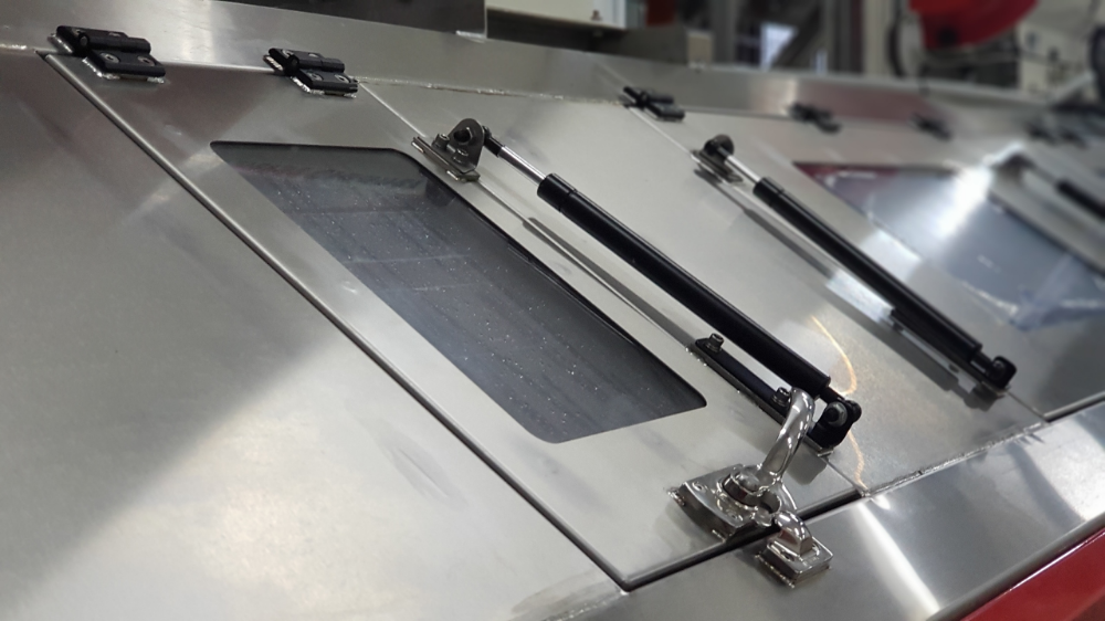 SAQ-CA Series  Tunnel Type Conveyor-zed Jet Washing Line