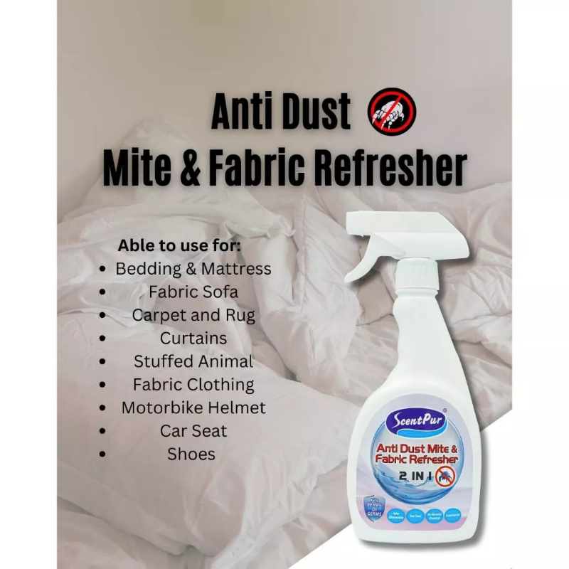 Scent Pur Anti Dust Mite & Fabric Refresher 2 In 1 (500ml)