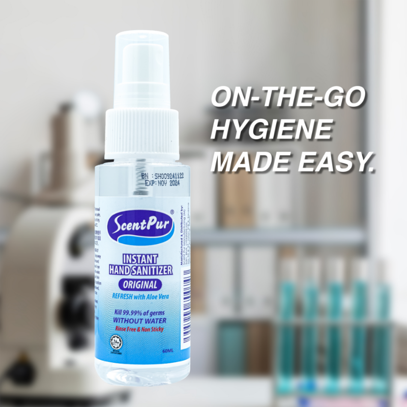 Scent Pur Instant Hand Sanitizer Spray Liquid Type (60ml)