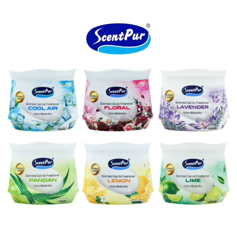 Scent Pur PREMIUM Scented Gel Refreshing Air Freshener Room (210g)