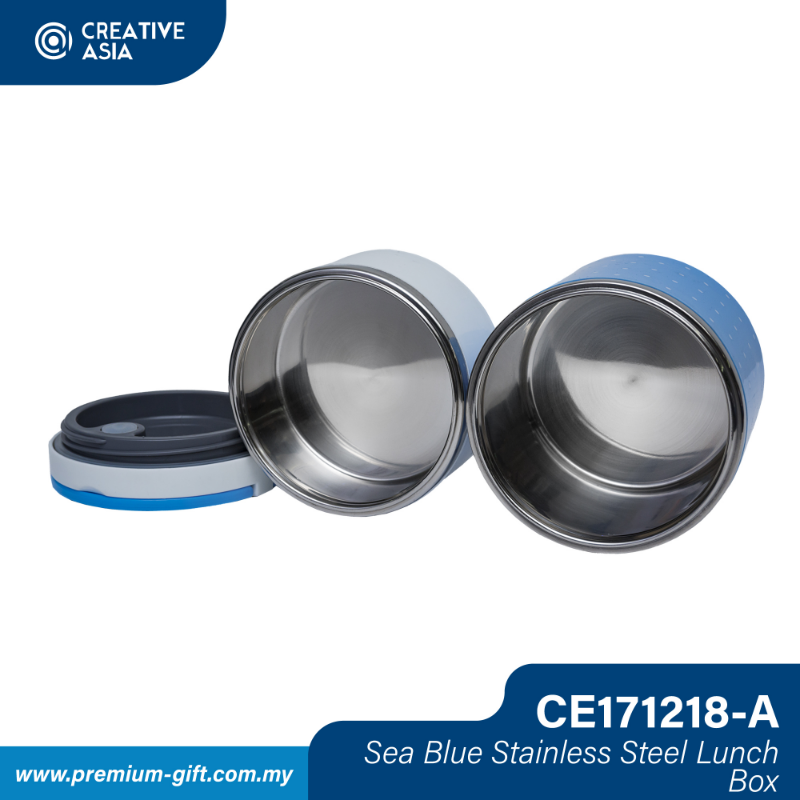 Sea Blue Stainless Steel Lunch Box CE171218-A