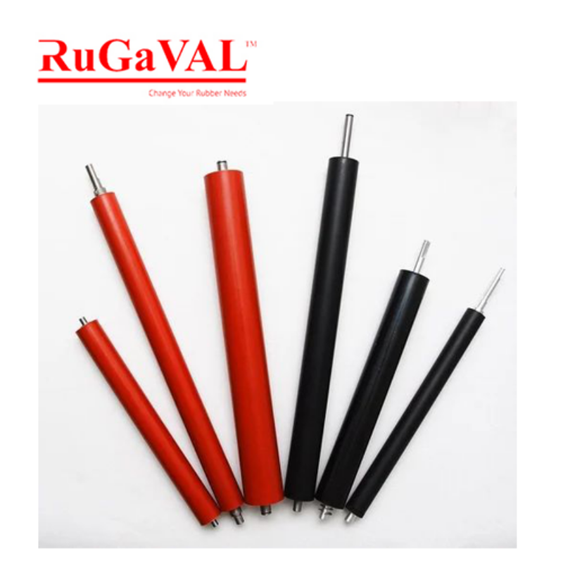 Silicone Rubber Roller | Silicone Roller for Recoating | High Temperature Rubber Roller | Red Color Roller | Silicone Roller Manufacturer in Malaysia