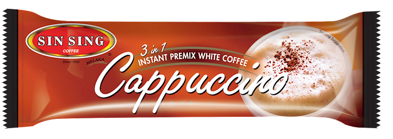 Sin Sing Cappuccino White Coffee 3 In 1