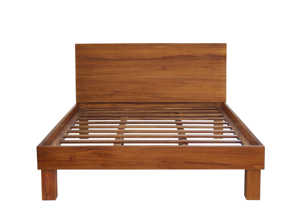 Solid Teak Wood Bedframe (Model: 340)