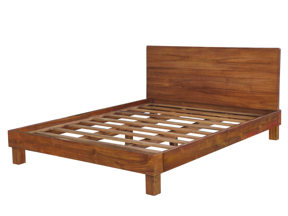 Solid Teak Wood Bedframe (Model: 348)