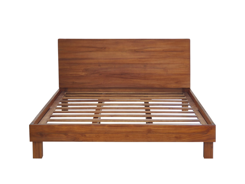 Solid Teak Wood Bedframe (Model: 348)