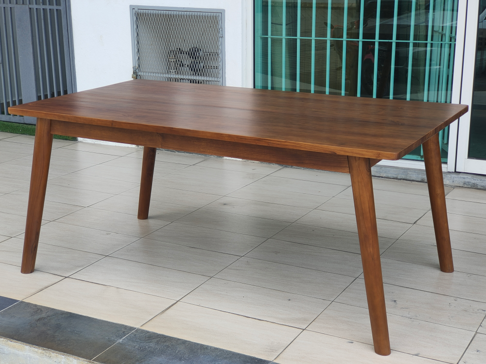 Solid Teak Wood Dining Table (Model 211)