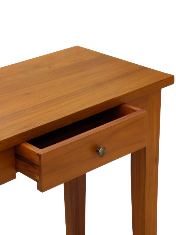 Solid Teak Wood Furniture 2 Drawers Console Table