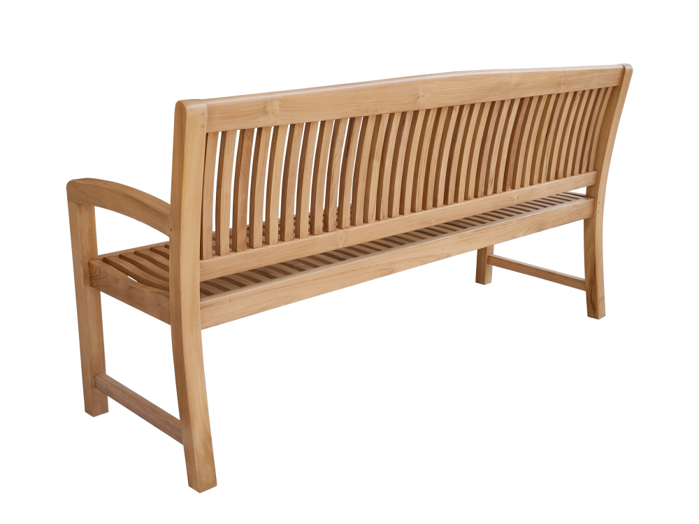 Solid Teak Wood Furniture 3 Seater Garden Bench