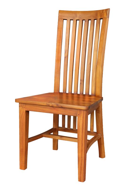 Solid Teak Wood Furniture Balero Plain Dining Chair, Selangor, Malaysia