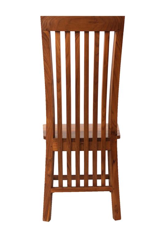 Solid Teak Wood Furniture Balero Plain Dining Chair