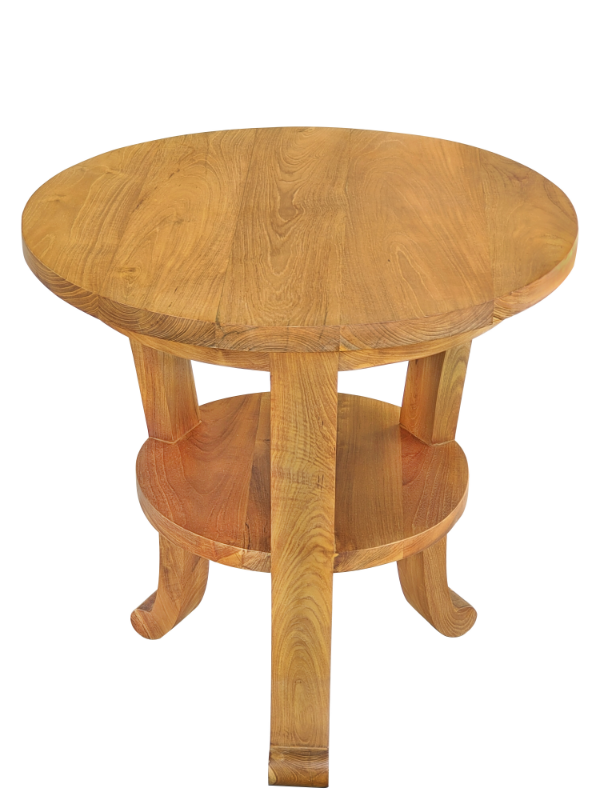 Solid Teak Wood Furniture Chantik Outdoor Coffee Terrace Table Solid Top    