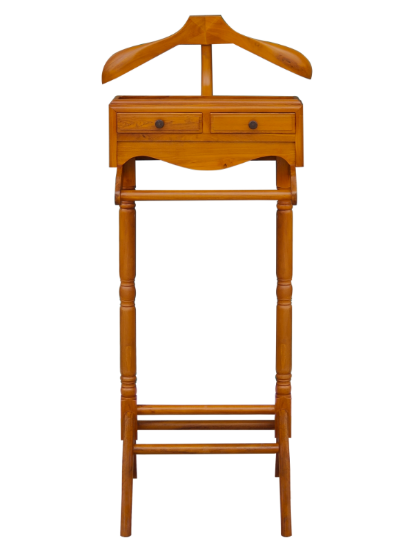 Solid Teak Wood Furniture Coat Hanger (Straight)