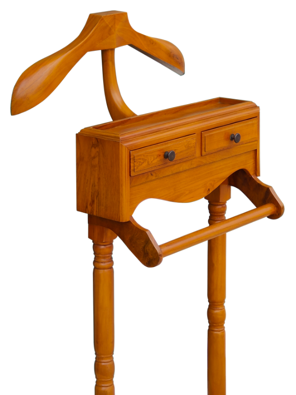 Solid Teak Wood Furniture Coat Hanger (Straight)