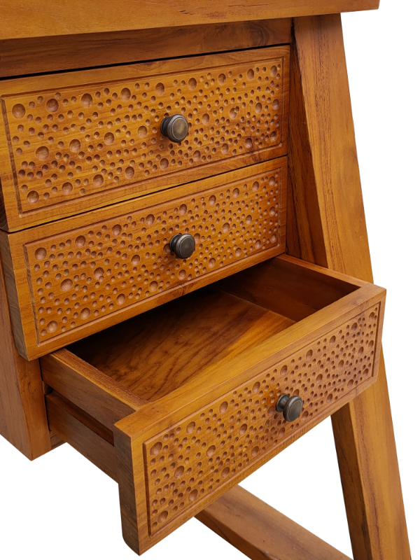 Solid Teak Wood Furniture Dressing Table (With Mirror Frame)