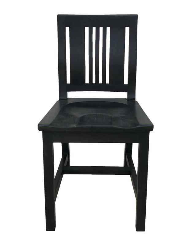 Solid Teak Wood Furniture Kanaya Dining Chair (Dark)