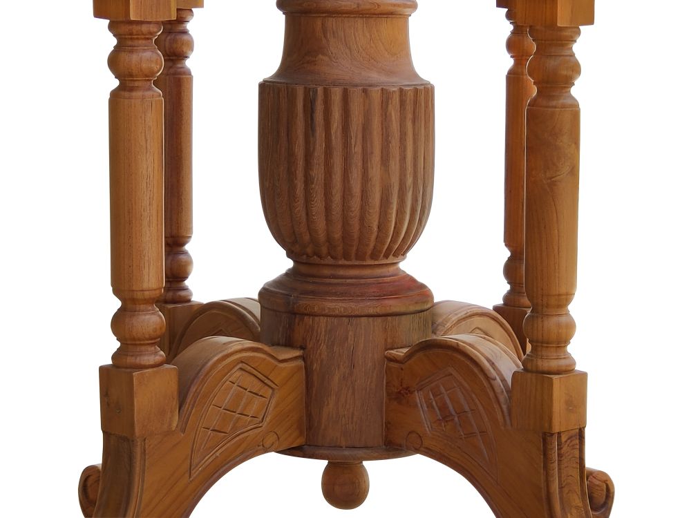 Solid Teak Wood Furniture Kopitiam Table Top Solid Wood