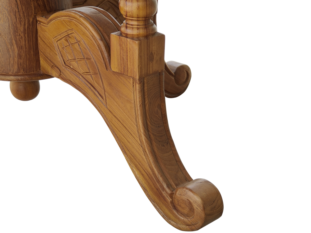 Solid Teak Wood Furniture Kopitiam Table Top Solid Wood