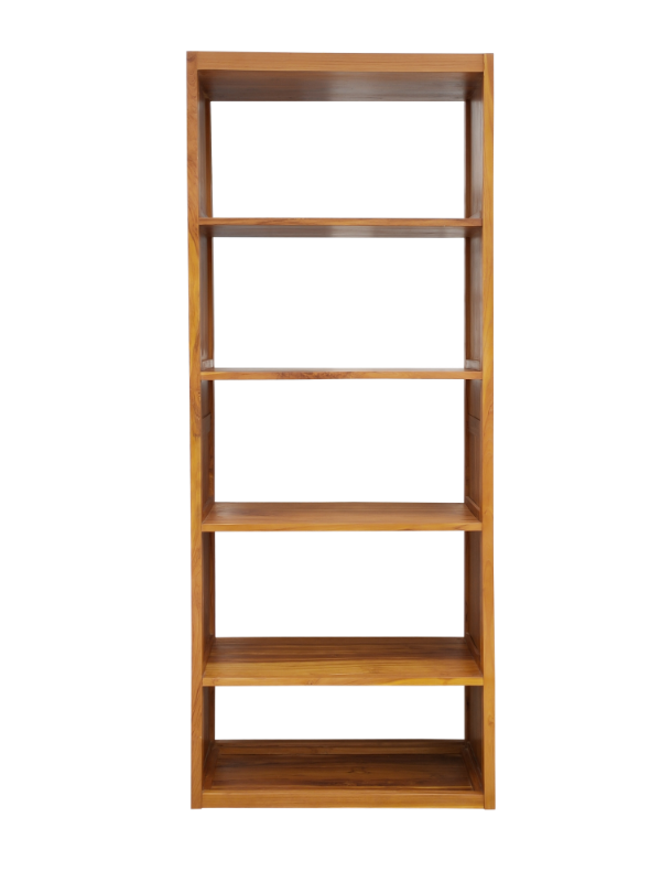 Solid Teak Wood Furniture Open Bookcase
