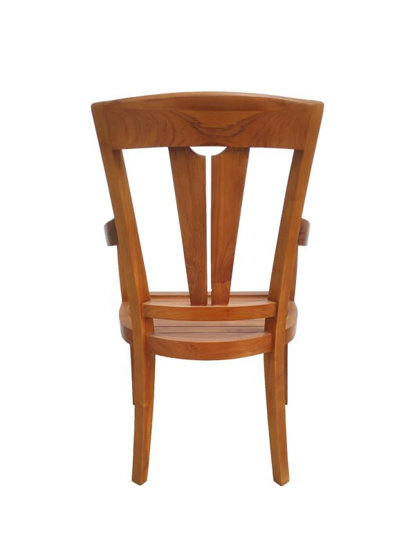 Solid Teak Wood Furniture Writing Chair 2