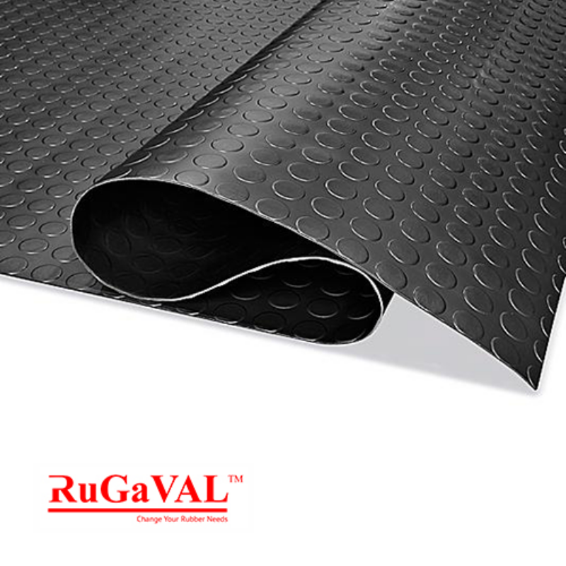 Studded rubber mat | Non-slip rubber mat | Rubber flooring mat | Anti-slip rubber mat | Durable rubber mat